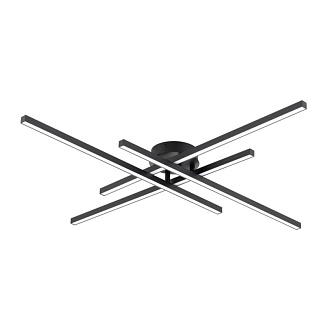 Люстра 117 см, 80W, 3000-5500K, 20 м2 Citilux CL203141 Стиг Черный