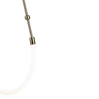 Подвесной светильник 398*60 мм, 1*LED 13W 3000-6500K бронза Indigo Corda V000062L, 14010/1P Brass