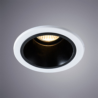Точечный светильник Arte Lamp A6663PL-1BK черный, вр 9 см