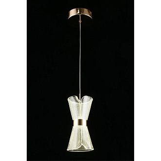 Подвесной светильник 12*40-130 см 8W, 4000K, Aployt Charlayn APL.771.06.08, золотой