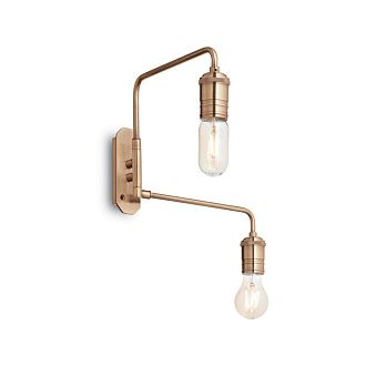 Светильник настенный ideal lux Triumph AP2 макс.2х60Вт Е27 Латунь 160245.  см