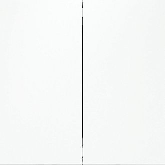 Выключатель с самовозвратом встраиваемый Voltum S70 двухклавишный 10А, белый матовый пластик Soft touch VLS020602