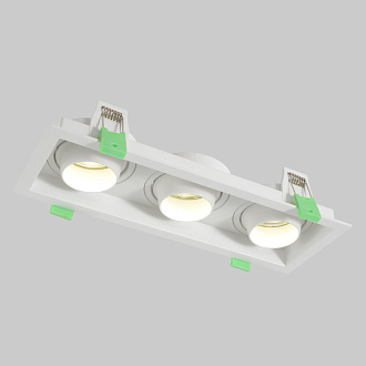 Встраиваемый светильник 26 см, Crystal Lux CLT 069C3 WH, белый, вр 23,5*8 см
