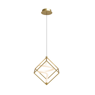 Подвесной светильник 36*36*336 см, LED, 3000К, Maytoni Membrane MOD345PL-L11BS3K латунный