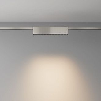 Трековый светильник  TR150-1-12W3K-M-PT 23,2*2,4*-4,85 см, *LED*12W, 3000K, Maytoni technical FLARITY TR150-1-12W3K-M-PT, Платина