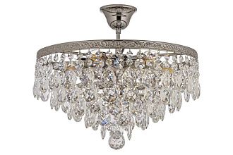 Люстра потолочная *30*23 см, 4*E27*60W, Arti Lampadari Castellana Nickel Castellana E 1.3.30.608 N, никель