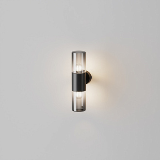 Светильник настенный 8*8*33,5 см, 2*E27, 120W, Maytoni Amas O432WL-02GF серый