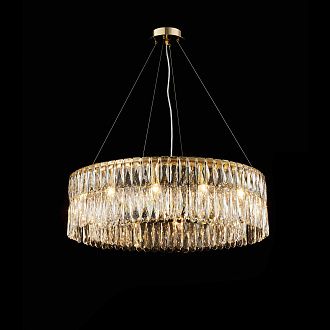 Люстра Ø800 x H220(H1200), мм, 12*40W (480W), H GOLD (Золото) NewRgy M22-ф800*H220 H GOLD