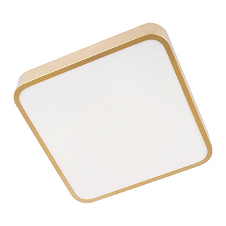 Потолочный светильник 30*30*5 см, 1*LED*24W 4000K золото LOFT IT Flims 10228/C