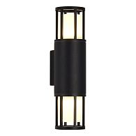 Светильник уличный настенный черный/черный GU10 2*15W St Luce  SL9017.401.02