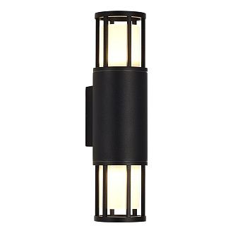 Светильник уличный настенный черный/черный GU10 2*15W St Luce  SL9017.401.02