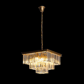 Подвесная люстра Loft IT Prism Clear 10019/500S, золото