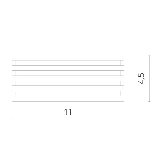 Светильник потолочный Divinare Cervantes 1349/03 PL-1, 11*11*4 см, белый