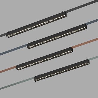 Светильник на шине 64,2*4*4,5- см, *LED*24W, 2700-6000K, Denkirs BELTY GRILL DK5672-BK, черный пластик