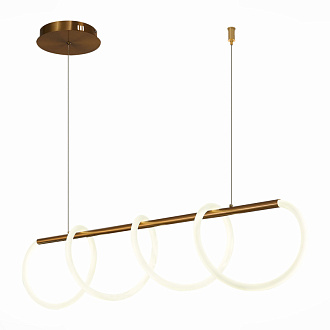 Светильник подвесной 120*25 см, 45W 4000K ST LUCE Sagrato SL6102.303.45 Латунь