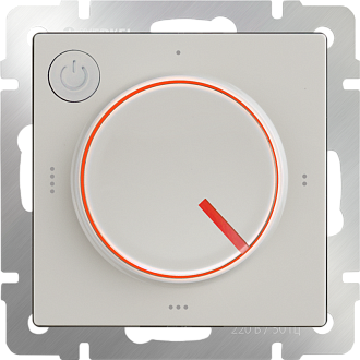 W1151103 Терморегулятор электромеханический для теплого пола, слоновая кость Werkel, 4690389155710