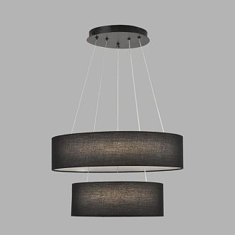 Подвесная люстра 50 см, 55W, 3000-6000K, Lumion Ledio Sava 8373/55L, черный