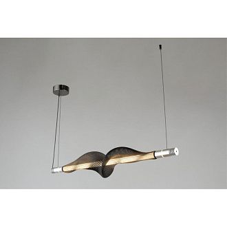 Подвесной светильник 100*20*60-200 см, 1*LED, 12W, 3000K, Aployt Adilin APL.647.16.12, хром