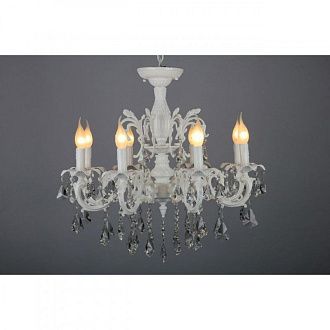 Подвесная люстра 70*65-180 см, 8*E14, 40W, Omnilux Omnilux 308 OML-30807-08, белый