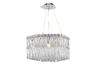 Люстра L450 x W300 x H250(700), мм, 40W, CHROME+SILVER+CLEAR NewRgy 2651R/5A CHROME+SILVER+CLEAR