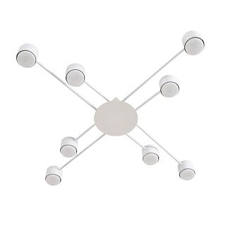 Люстра 105*105*8-8 см, 8*GX53 LED*7W, Lumion Benua LUM8305/8C, белый