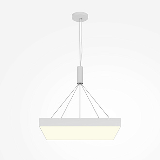 Светильник 60 см, 90W, 3000K, Maytoni Zon C032CL-90W3K-SQ-W, белый
