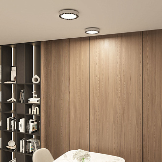 Накладной светильник *21,7*2,3 см, LED * 36W, 4000K, Denkirs Dual DK2841-WB, белый
