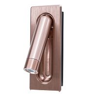 Светильник спот Arte Lamp Adhil A8236AP-1SG, 3W LED, 3000K, матовое розовое золото