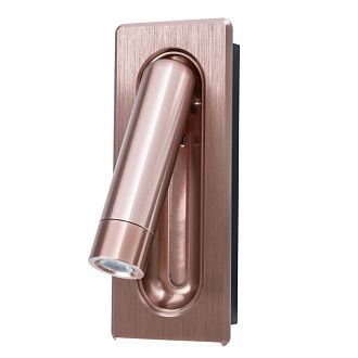 Светильник спот Arte Lamp Adhil A8236AP-1SG, 3W LED, 3000K, матовое розовое золото