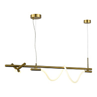 Светильник 120 см, 17W, 4000K, ST Luce Marlow SL6118.303.03, латунь