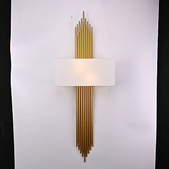 Бра Sohne CG 90-0009 FIORE White H120 W43 40*40*120 см, 2*E14*40W, 3000K, ImperiumLoft 44.27, Золотистый