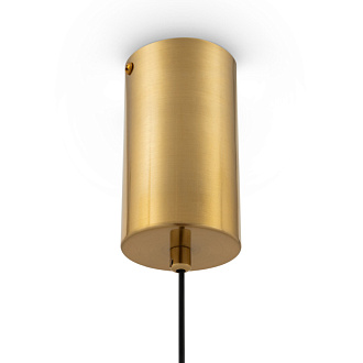 Светильник 15 см, 5W, 3000K, Freya Fume FR5399PL-L4BS1, латунь