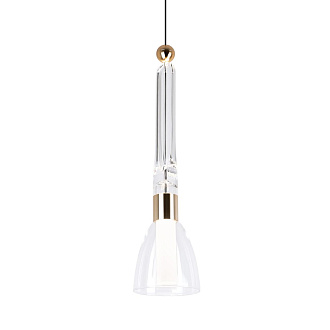 Подвесной светильник 12,5*80/200 см, LED 6W MODESTYLE MS.1630.1 золото/черный
