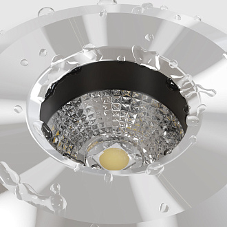Встраиваемый светильник 4,2*7,2 см, LED*1W, 3000 К, Flash O044DL-L1S3K2 Maytoni Outdoor, Серебро