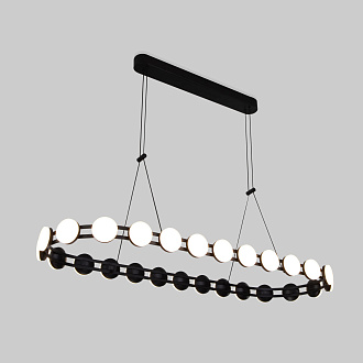 Подвесной светильник 110*39*150 см, *LED, 69W, 3000 Eurosvet Tapioca 90332/26, черный