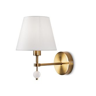 Бра 24*16*-25 см, 1*E14*40W, Freya  FR2064WL-01BS, Латунь