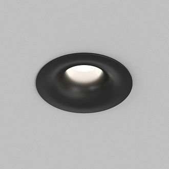 Встраиваемый светильник *8,4*7 см, *LED*975Lm, 3000-4000-6000K, Denkirs Shine Glow DK2430-BK, черный матовый