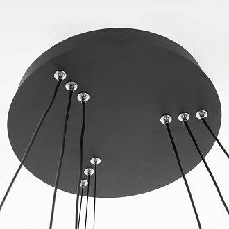 Люстра 80*120 см LED*195 W, 3000 / 5500 К Citilux Дуэт Черный CL719681