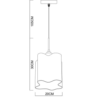 Подвесной светильник Arte Lamp A3479SP-1CC, белый/хром