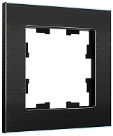 BRITE Рамка 1 пост РУ-1-1-БрЧ металл черный