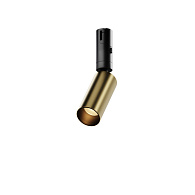 Трековый магнитный светильник 4 см, 5W, 3000K, Maytoni Focus Led TR201-1-5W3K-M-BBS, латунь