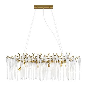 Подвесная люстра 100 см, Loft IT Waterfall 10350/1000L AB, бронза