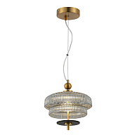 Подвесной светильник 25*180 см, LED, 8W,  3000К, ST-Luce Oriental SL6122.303.01 латунный