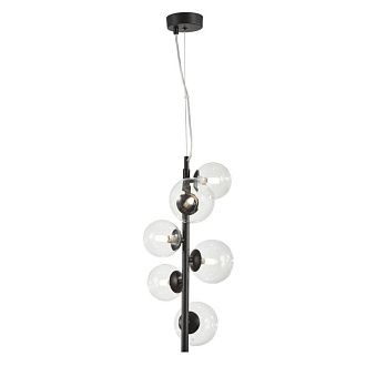 Подвесная люстра 28*70-165 см, 6*G9, 5W, Aployt Feliche APL.334.06.06, черный
