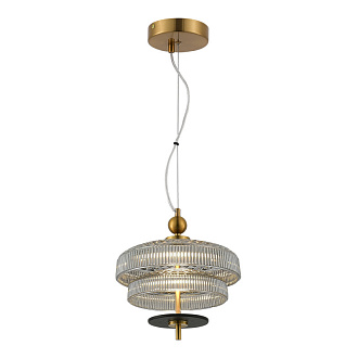 Подвесной светильник 25*180 см, LED, 8W,  3000К, ST-Luce Oriental SL6122.303.01 латунный