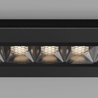 Встраиваемый светильник 18*5,2-5,7 см, LED*6W, 4000K, Maytoni Ghost O488DL-L6GF4K, Графит