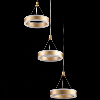 Люстра 46*60/180 см, 100W 4000K Citilux CL719052 Дуэт Золото