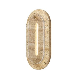Настенный светильник 30 см, 15W, 3000K, Maytoni Ventana MOD523WL-L15BG3K1, латунь-бежевый