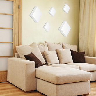 Светильник 13 см, 16W, 4000K, Novotech Ornate 358111, белый