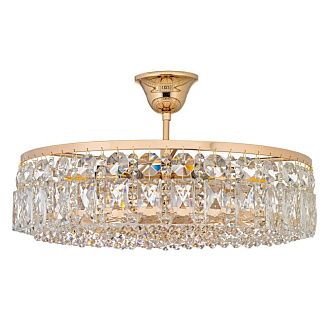 Люстра потолочная *40*31 см, 6*E14*40W, Arti Lampadari Sara Gold Sara E 1.3.40.105 G, золотой